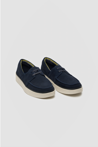 Cavani Amalfi Navy Boat shoe