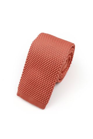 Jenson Samuel Dark Pink Knitted neck tie