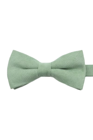 Children's Tweed Pastel Green Woven Bow Tie