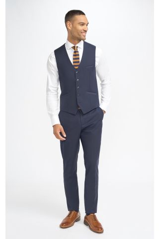 Cavani Malibu Navy Waistcoat