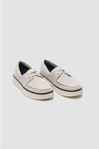 Cavani Amalfi Ice White Boat shoe