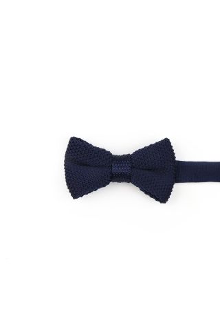 Jenson Samuel Navy Knitted Children's bow tie