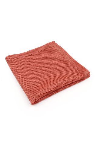 Knitted Dark Pink Pocket Square