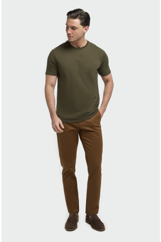 Sanchez Olive cotton Tee