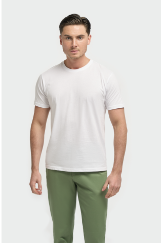 Sanchez White cotton Tee