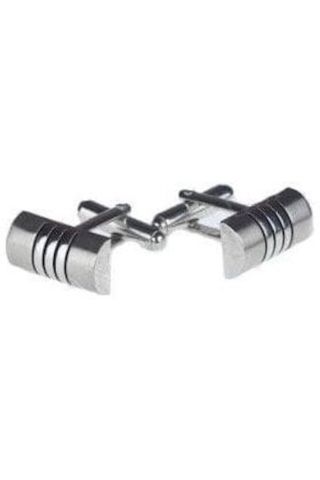 Classic Stainless Steel Silver Cufflink