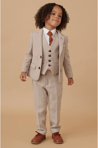 Childrens HM5 Stone Three piece Suit