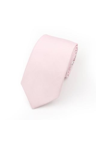 Two Tone Pastel Pink floral cotton tie