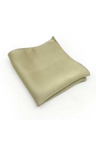 Sage green satin pocket square