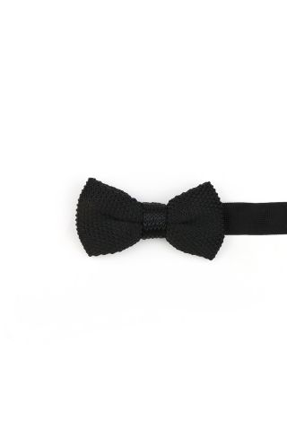 Jenson Samuel Black Knitted Children's bow tie