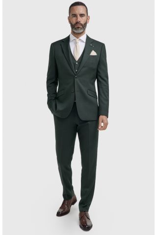 Cavani Malibu Forest Green Three Piece Suit