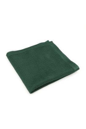 Knitted Emerald Pocket Square 