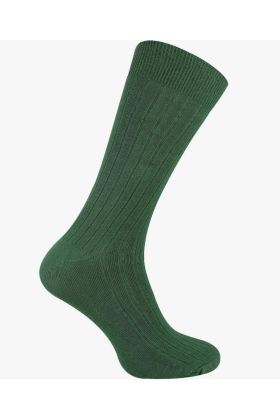 Mens Cotton Sock - Forest Green 
