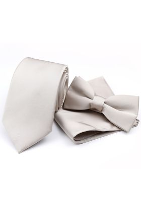 Stone classic tie, bowtie & pocket square set 