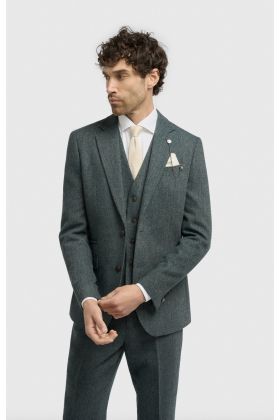 Thomas Lush Olive Tweed Suit Jacket 
