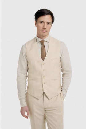 Cavani Malibu Beige Waistcoat 
