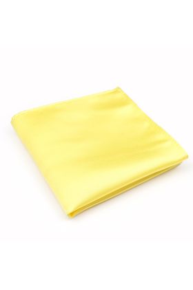 Pastel Yellow pocket square 