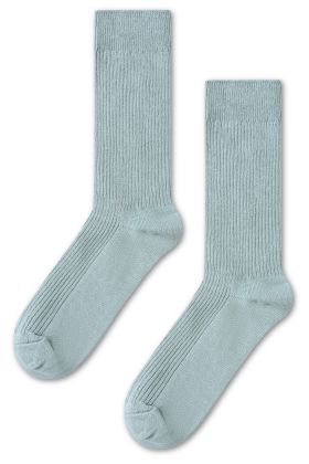 Mens Cotton Sock - Dusty Blue 