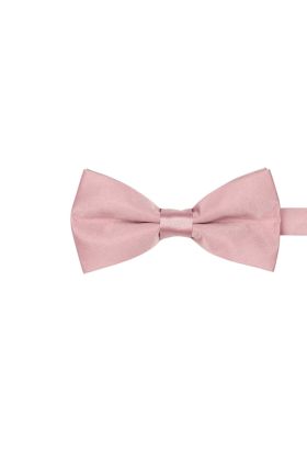 Children's Pastel Blush Pink  satin classic mens bow tie 