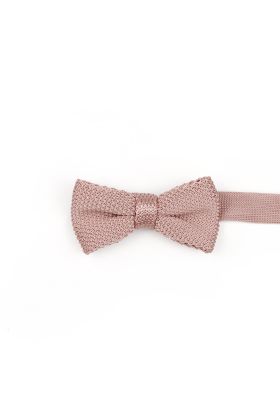 Jenson Samuel Dusky Pink Knitted Children's bow tie 