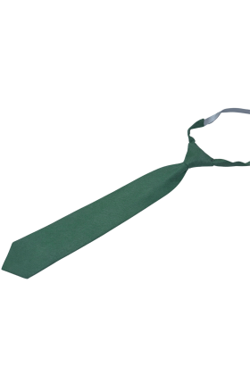 Childrens Tweed Bottle Green Woven Tie 