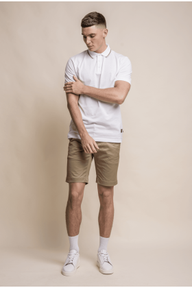 Cavani Dakota Stone Chino Shorts 