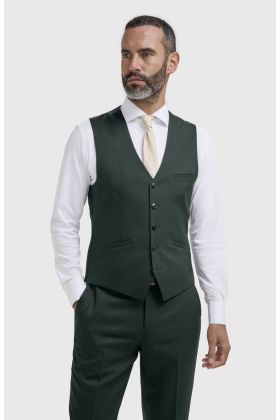 Cavani Malibu Forest Green Waistcoat 