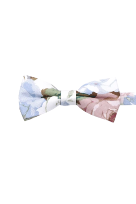 Children's Rose floral flower cotton bowtie 