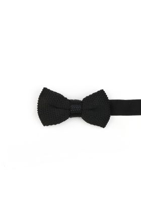 Jenson Samuel Black Knitted Children's bow tie 