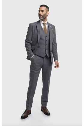 Cavani Thomas Savoy Tweed Three Piece Suit 