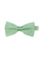 Plain Green satin classic mens bow tie 