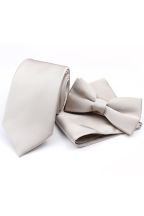 Stone classic tie, bowtie & pocket square set 