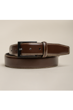 Premium Genuine Leather Men's Belt Brown 