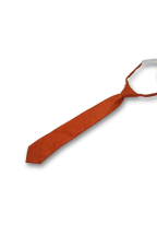 Children's Tweed Rust Woven Tie 