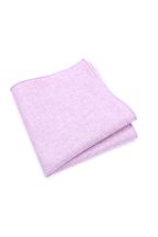 Mens Wool Tweed Lilac Pocket Square 