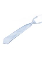 Plain pastel powder blue satin classic childrens tie 