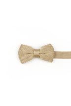 Jenson Samuel Champagne Knitted Children's bow tie 