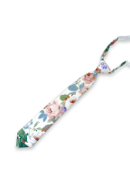 Childrens Rose floral flower cotton tie 