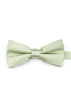 Powder green satin classic mens bow tie 