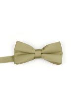 Children's Sage green satin classic bow tie 