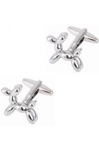 Novelty Balloon Animal Dog Themed Mens Cufflink 