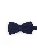 Jenson Samuel Navy Knitted bow tie 