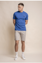 Cavani Dakota Slate Chino Shorts 