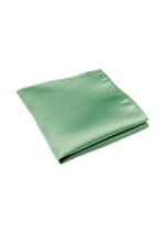 Plain Green pocket square 