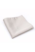 Plain Stone pocket square 