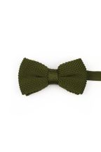 Jenson Samuel Khaki Knitted Children's bow tie 