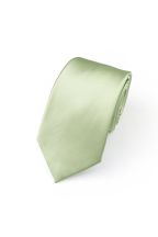 Powder green satin classic mens tie 