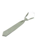 Children's Olive green satin classic tie 