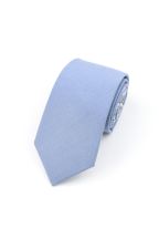Two Tone Pastel blue floral cotton tie 