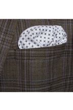 Black & White Patterend Cotton Pocket Square 